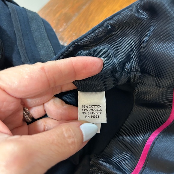 Banana Republic Navy Straight Leg Women’s Pants Martin Fit - Picture 10 of 11